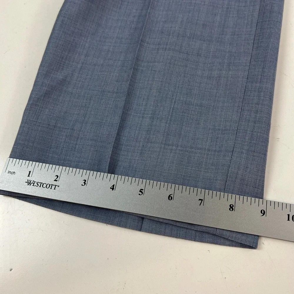 Ballin Comfort EZE Blue Super 110 Wool Pants Made in‎ Canada 33